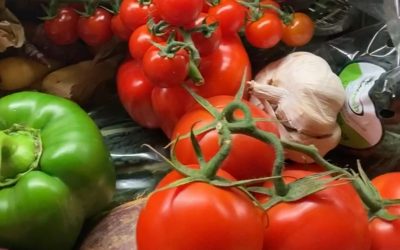 Rainbow Salad with Tahini Dressing